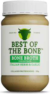 Best Of The Bone Bone Broth Concentrate - Italian Herbs & Garlic 390g